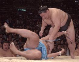 Akinoshima marks 8th win at Kyushu sumo tourney